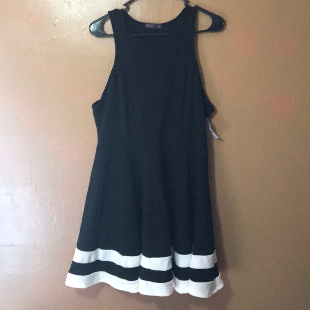 Black and white dress